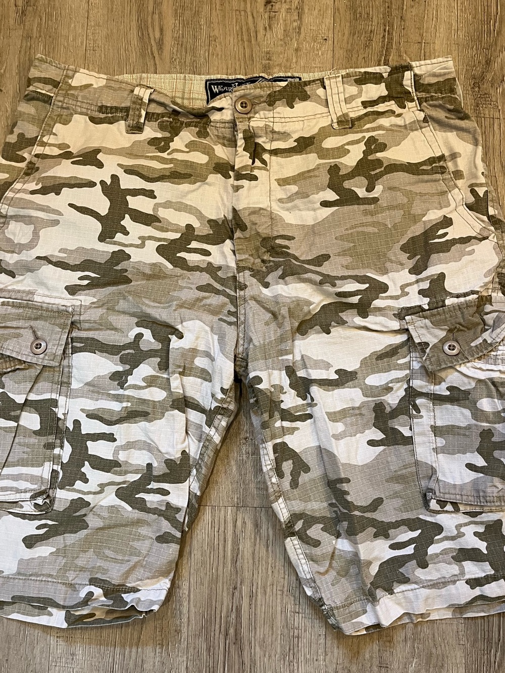 Wearfirst Men's Camo Cargo Shorts 36